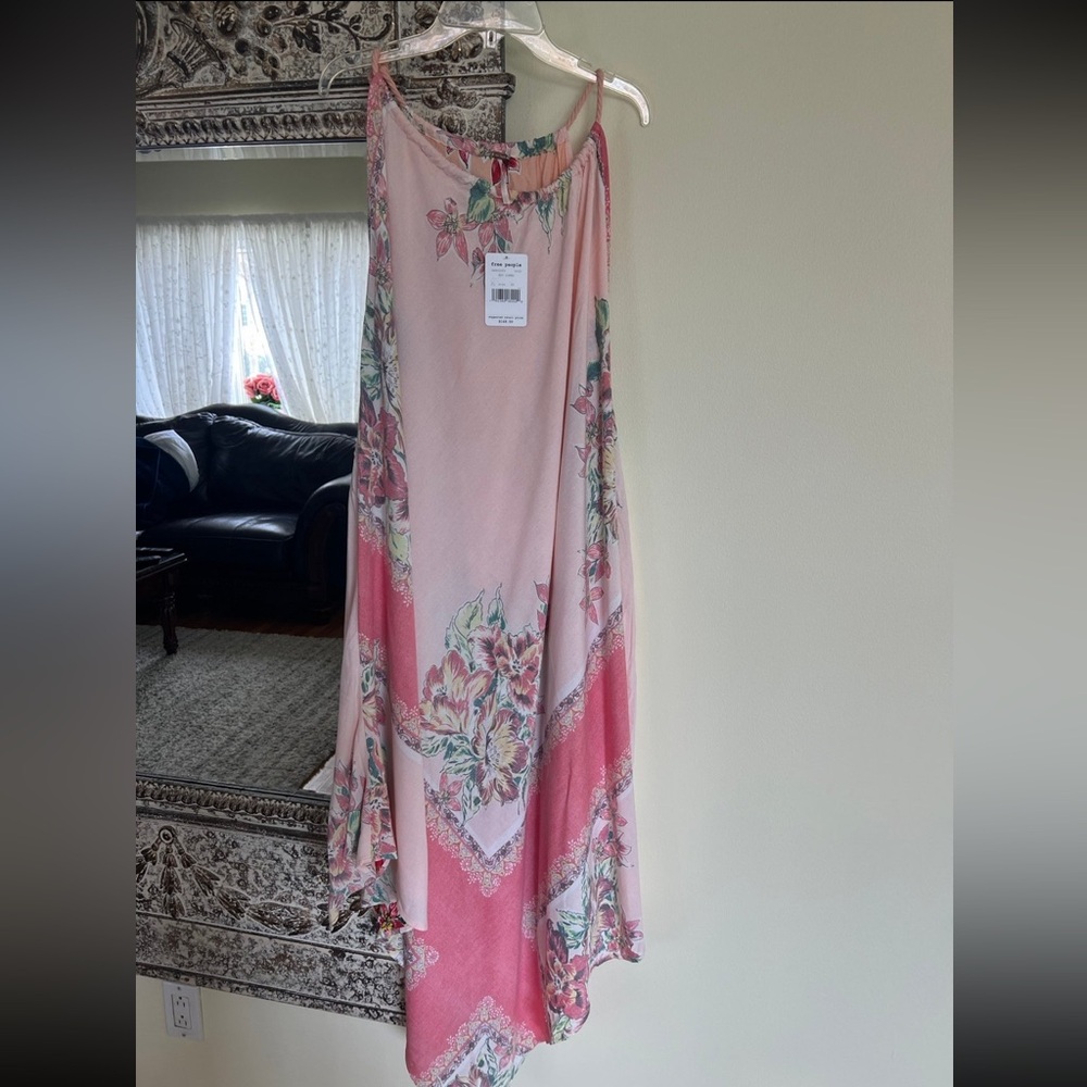 New Free People rare find floral midi dress XS